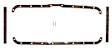 OS 30760 R PermaDry Series Oil Pan Gasket - Rubber, Direct Fit, Set