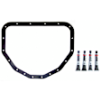 OS 30763 Oil Pan Gasket - Rubber, Direct Fit, Set