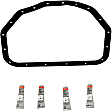 OS 30763 Oil Pan Gasket - Rubber, Direct Fit, Set
