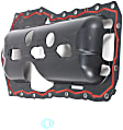 OS 30767 R Oil Pan Gasket - Rubber, Direct Fit, Set