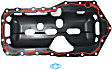 OS 30767 R Oil Pan Gasket - Rubber, Direct Fit, Set