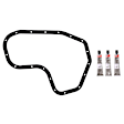 OS 30770 Oil Pan Gasket - Rubber, Direct Fit, Set