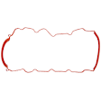 OS 30786 R PermaDry Series Oil Pan Gasket - Rubber, Direct Fit, Sold Individually