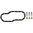 OS 30803 Oil Pan Gasket - Rubber-coated fiber, Direct Fit, Sold Individually