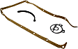 OS 34300 C OE Replacement Series Oil Pan Gasket - Cork and rubber, Direct Fit, Set