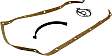 OS 34300 C OE Replacement Series Oil Pan Gasket - Cork and rubber, Direct Fit, Set