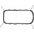 1987 Pontiac Fiero - Oil Pan Gasket, 6 Cyl 2.8L, Molded Rubber Gaskets Included