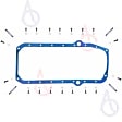 OS 34510 T OE Replacement Series Oil Pan Gasket - Rubber with steel core, Direct Fit, Sold Individually