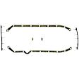 OS 6412 C Oil Pan Gasket - Direct Fit, Set