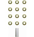 1970 International Scout 800 - Valve Stem Seal - Direct Fit, Set