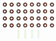 SS72916 Valve Stem Seal - Direct Fit, Set of 32