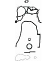 TCS 45734 Crankshaft Seal - Direct Fit, Sold individually