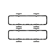 1983 GMC K2500 - Valve Cover Gasket, 8 Cyl 5.7L, OE Replacement Series