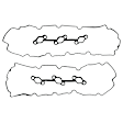 VS 50764 R OE Replacement Series Valve Cover Gasket