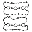 VS 50866 R Valve Cover Gasket, 3.2L, 6Cyl PermaDry Series