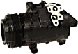 2013 Ford Edge - A/C Compressor, With Clutch, 6-Groove Pulley, 3.5L 6Cyl, 4-Seasons OE Replacement