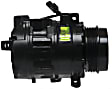 157392 A/C Compressor, With Clutch, 6-Groove Pulley