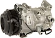 158348 A/C Compressor, With Clutch, 7-Groove Pulley, 4-Seasons A/C Compressor