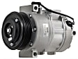 2009 BMW 128i - A/C Compressor, with 7SEU17C Compressor, May Require use of OE Manifold, With Clutch, 6-Groove Pulley