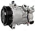 2016 Jeep Compass - A/C Compressor, With Clutch, 6-Groove Pulley, 2.0L 4Cyl, 4-Seasons OE Replacement