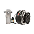 1995 Chevrolet C1500 Suburban - A/C Compressor, Front Kit, With Ltr4 Compressor, 58948 (Comp), 33209 (Accum), 38638 (Orifice), 59003 (Oil), O-Rings, With Clutch, 6-Groove Pulley, 5.7L 8Cyl