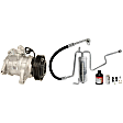 2004 Jeep Grand Cherokee - A/C Compressor, with 10PA17E Compressor, With Clutch, 6-Groove Pulley, 4.7L 8Cyl