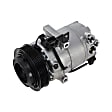 2013 Hyundai Elantra Coupe - A/C Compressor, with VS12 Compressor, with ATC (Automatic Temperature Control), With Clutch, 6-Groove Pulley, OE Replacement Series