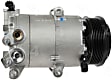 198359 A/C Compressor, With Clutch, 6-Groove Pulley, 4-Seasons OE Replacement