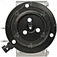 198359 A/C Compressor, With Clutch, 6-Groove Pulley, 4-Seasons OE Replacement