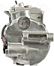 198369 A/C Compressor, With Clutch, 4-Seasons OE Replacement
