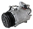 2014 Honda Civic - A/C Compressor, With Clutch, 7-Groove Pulley, 2.4L 4Cyl