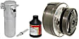 1986 Pontiac Grand Prix - A/C Compressor, With R4 Compressor, With Clutch, 1-Groove Pulley, 4.3L 6Cyl, PAC-Kits Series