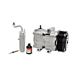 2006 Ford F-750 - A/C Compressor, With Fs10 Compressor, 58152 (Comp), 83043 (Accum), 38635 (Orifice), 59007 (Oil), O-Rings, With Clutch, 6.0L 8Cyl