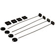 53014 Cable Ties - Black, Direct Fit, Kit
