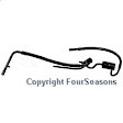 56111 A/C Refrigerant Hose 4-Seasons OE Replacement