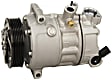 2014 Volkswagen GTI - A/C Compressor, with PXE16 Compressor, With Clutch, 6-Groove Pulley, PAC-Kits Series