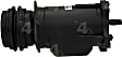 1979 Buick Century - A/C Compressor, Wagon, with A6 Compressor, with Standard Threads, With Clutch, 1-Groove Pulley, 8 Cyl 4.9L, 4-Seasons OE Replacement