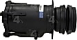 1969 GMC G25/G2500 Van - A/C Compressor, with A6 Compressor, with Metric Threads, with Single Groove Pulley, with 5.12 in. Dia. Pulley, With Clutch, 1-Groove Pulley, 4.1L 6Cyl, 4-Seasons OE Replacement