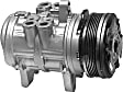 1984 Ford Mustang - A/C Compressor, with 6P148A Compressor, with Factory Air, May Require use of OE Manifold, With Clutch, 6-Groove Pulley, 5.0L 8Cyl, 4-Seasons OE Replacement