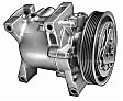 57449 A/C Compressor, With Clutch, 2.0L, 4Cyl, 4-Seasons OE Replacement