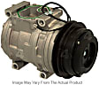 1990 Plymouth Voyager - A/C Compressor, with A590 Compressor, With Clutch, 1-Groove Pulley, 4 Cyl 2.5L, 4-Seasons OE Replacement