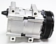 58120 A/C Compressor, With Clutch, 6-Groove Pulley, 4-Seasons OE Replacement