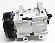 58120 A/C Compressor, With Clutch, 6-Groove Pulley, 4-Seasons OE Replacement