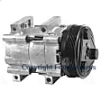 58146 A/C Compressor, With Clutch, 6-Groove Pulley, 4-Seasons OE Replacement