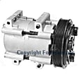 58163 A/C Compressor, With Clutch, 6-Groove Pulley, 2.0L, 4Cyl, 4-Seasons OE Replacement