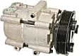58176 A/C Compressor, With Clutch, 4-Seasons OE Replacement