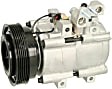 2003 Hyundai Sonata - A/C Compressor, With Clutch, 6-Groove Pulley, 4-Seasons OE Replacement