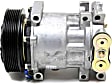 1997 Dodge Ram 1500 - A/C Compressor, with SD7H15 Compressor, U4692, U4605, With Clutch, 7-Groove Pulley, 4-Seasons OE Replacement