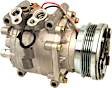 1993 Honda Civic del Sol - A/C Compressor, With Clutch, 4-Groove Pulley, 1.5L 4Cyl, 4-Seasons OE Replacement