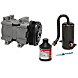 1991 Ford Bronco - A/C Compressor, with FS10 Compressor, with Factory Air, Before 7/91, With Clutch, 6-Groove Pulley, 5.8L 8Cyl, PAC-Kits Series